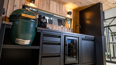 Het hele jaar door buiten koken met een buitenkeuken overkapping